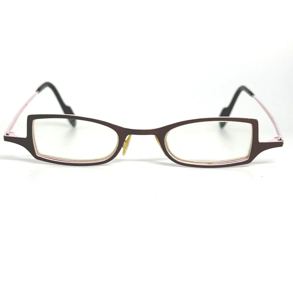 Anne et Valentin B119 Tilt Titanium Eyeglasses Frames Made in Japan‎ Pink 21446